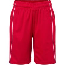 Basic Team Shorts Junior - Funktionelle Teamshorts ohne Innenslip [Gr. S] (red/white) (Art.-Nr. CA272034)