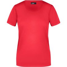 Ladies' Basic-T - Leicht tailliertes T-Shirt aus Single Jersey [Gr. M] (tomato) (Art.-Nr. CA272141)