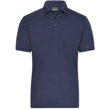 Men's BIO Stretch-Polo Work - Polo aus weichem Elastic-Piqué [Gr. L] (navy) (Art.-Nr. CA272205)