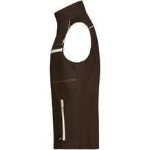 Workwear Vest - Funktionelle Weste im sportlichen Look mit hochwertigen Details (brown / stone) (Art.-Nr. CA272701)