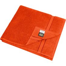 Bath Towel - Badetuch im dezenten Design [Gr. 70 x 140 cm] (orange) (Art.-Nr. CA273229)