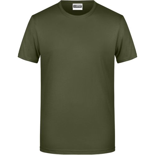 Men's Basic-T - Herren T-Shirt in klassischer Form [Gr. 3XL] (Art.-Nr. CA273794) - 100% gekämmte, ringgesponnene BIO-Baumw...