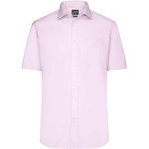 Men's Shirt Shortsleeve Micro-Twill - Klassisches Shirt in pflegeleichter Baumwollqualität [Gr. XXL] (light-pink) (Art.-Nr. CA273907)