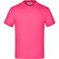 Junior Basic-T - Kinder Komfort-T-Shirt aus hochwertigem Single Jersey [Gr. XS] (pink) (Art.-Nr. CA273989)