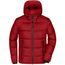 Men's Padded Jacket - Gesteppte Winterjacke aus recyceltem Polyester mit sorona®AURA Wattierung [Gr. 3XL] (red/black) (Art.-Nr. CA274321)