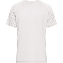 Men's Sports-T - Funktionsshirt aus recyceltem Polyester für Sport und Fitness [Gr. L] (white) (Art.-Nr. CA274410)