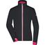 Ladies' Sports Softshell Jacket - Funktionelle Softshelljacke für Sport, Freizeit und Promotion [Gr. XL] (black/light-red) (Art.-Nr. CA275038)