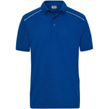 Men's Workwear Polo - Strapazierfähiges und pflegeleichtes Polo mit Kontrastpaspel [Gr. XL] (dark-royal) (Art.-Nr. CA275264)