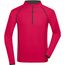 Men's Sports Shirt Longsleeve - Langarm Funktionsshirt für Fitness und Sport [Gr. M] (bright-pink/titan) (Art.-Nr. CA275740)