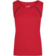 Ladies' Sports Tanktop - Funktionstop für Fitness und Sport [Gr. XL] (red/black) (Art.-Nr. CA276479)