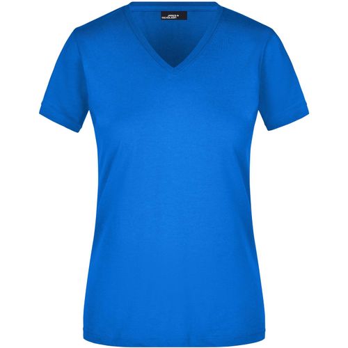 Ladies' Slim Fit V-T - Figurbetontes V-Neck-T-Shirt [Gr. L] (Art.-Nr. CA277199) - Einlaufvorbehandelter Single Jersey
Gek...
