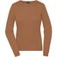 Ladies' Round-Neck Pullover - Klassischer Baumwoll-Pullover [Gr. XS] (camel) (Art.-Nr. CA277633)