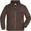 Full-Zip Fleece Junior - Jacke in schwerer Fleece-Qualität [Gr. XS] (Brown) (Art.-Nr. CA277683)