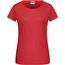 Ladies' Basic-T - Damen T-Shirt in klassischer Form [Gr. S] (carmine-red-melange) (Art.-Nr. CA278111)