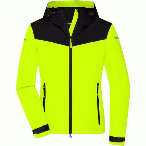 Ladies' Allweather Jacket - Leichte, gefütterte Outdoor Softshelljacke für extreme Wetterbedingungen [Gr. L] (Art.-Nr. CA281515) - Funktionsmaterial aus recyceltem Polyest...
