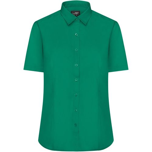 Ladies' Shirt Shortsleeve Poplin - Klassisches Shirt aus pflegeleichtem Mischgewebe [Gr. XS] (Art.-Nr. CA283179) - Popeline-Qualität mit Easy-Care-Ausrüs...