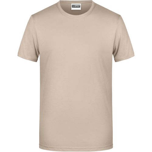 Men's Basic-T - Herren T-Shirt in klassischer Form [Gr. XL] (Art.-Nr. CA283237) - 100% gekämmte, ringgesponnene BIO-Baumw...