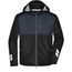 Padded Hardshell Workwear Jacket - Professionelle, wattierte, wind- und wasserdichte, atmungsaktive Arbeitsjacke für extreme Wetterbedingungen [Gr. M] (black/carbon) (Art.-Nr. CA284728)