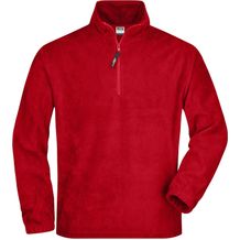 Half-Zip Fleece - Sweatshirt in schwerer Fleece-Qualität [Gr. L] (Art.-Nr. CA286034)