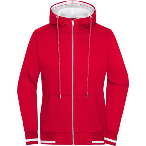 Ladies' Club Sweat Jacket - Sweatjacke mit Reißverschluss und Kapuze [Gr. XL] (Art.-Nr. CA287010) - Hochwertige, weiche Sweat-Qualität...