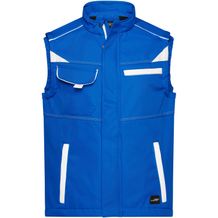 Workwear Softshell Vest - Funktionelle Softshellweste mit hochwertiger Ausstattung [Gr. XS] (royal/white) (Art.-Nr. CA289024)