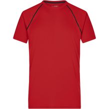 Men's Sports T-Shirt - Funktionsshirt für Fitness und Sport [Gr. XL] (red/black) (Art.-Nr. CA290020)