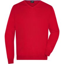 Men's V-Neck Pullover - Klassischer Baumwoll-Pullover [Gr. 3XL] (Art.-Nr. CA290299)