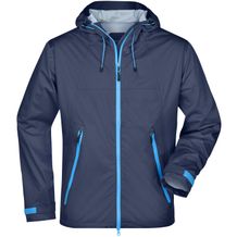 Men's Outdoor Jacket - Ultraleichte Softshelljacke für extreme Wetterbedingungen [Gr. L] (navy/cobalt) (Art.-Nr. CA291092)