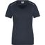 Ladies' Workwear T-Shirt - Strapazierfähiges und pflegeleichtes T-shirt mit Kontrastpaspel [Gr. 3XL] (navy) (Art.-Nr. CA291124)