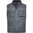 Workwear Vest - Robuste, wattierte Weste [Gr. L] (carbon) (Art.-Nr. CA293368)