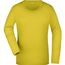 Ladies' Stretch Shirt Long-Sleeved - Langarm Shirt aus weichem Elastic-Single-Jersey [Gr. L] (Yellow) (Art.-Nr. CA293504)