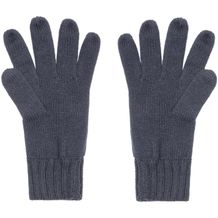 Knitted Gloves - Strickhandschuhe mit gerippten Bündchen für Damen und Herren [Gr. S/M] (navy) (Art.-Nr. CA293814)