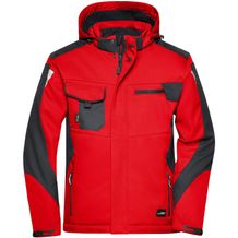 Craftsmen Softshell Jacket - Professionelle Softshelljacke mit warmem Innenfutter [Gr. 3XL] (red/black) (Art.-Nr. CA295229)