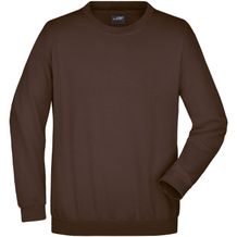 Round-Sweat Heavy - Klassisches Komfort Rundhals-Sweatshirt [Gr. 3XL] (Brown) (Art.-Nr. CA295642)