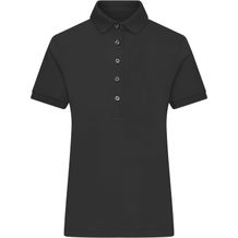 Ladies' Mercerised Polo - Polo in Premiumqualität [Gr. XS] (black) (Art.-Nr. CA296191)