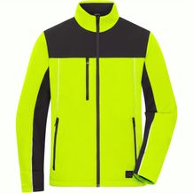 Signal-Workwear Softshell-Jacket - Softshelljacke in Signalfarbe [Gr. XXL] (neon-yellow/black) (Art.-Nr. CA296668)