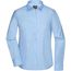 Ladies' Shirt Longsleeve Micro-Twill - Klassisches Shirt in pflegeleichter Baumwollqualität [Gr. M] (light-blue) (Art.-Nr. CA296711)