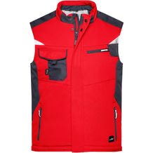 Craftsmen Softshell Vest - Professionelle Softshellweste mit warmem Innenfutter [Gr. S] (red/black) (Art.-Nr. CA297045)