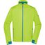 Men's Sports Softshell Jacket - Funktionelle Softshelljacke für Sport, Freizeit und Promotion [Gr. L] (bright-yellow/bright-blue) (Art.-Nr. CA297591)