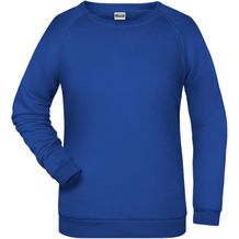 Ladies' Promo Sweat - Rundhals-Sweatshirt mit Raglanärmeln [Gr. L] (dark-royal) (Art.-Nr. CA297631)