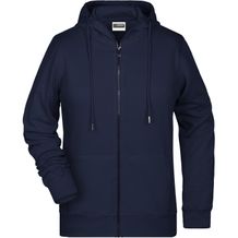 Ladies' Zip Hoody - Sweatjacke mit Kapuze und Reißverschluss [Gr. M] (navy) (Art.-Nr. CA298196)