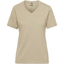 Ladies' BIO Workwear T-Shirt - Strapazierfähiges und pflegeleichtes T-Shirt [Gr. M] (stone) (Art.-Nr. CA298266)