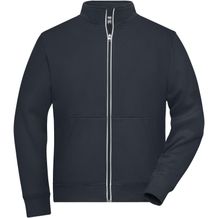 Men's Doubleface Work Jacket - Funktionelle Jacke mit Stehkragen und Kängurutasche [Gr. 4XL] (carbon) (Art.-Nr. CA299931)