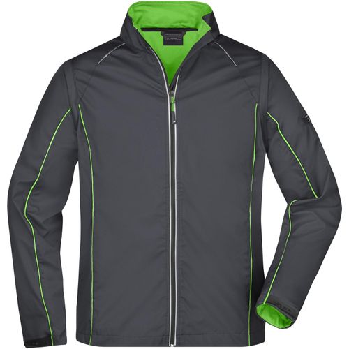 Men's Zip-Off Softshell Jacket - 2 in 1 Jacke mit abzippbaren Ärmeln [Gr. L] (Art.-Nr. CA300132) - Wind- und wasserdichtes 3-Lagen Funktion...