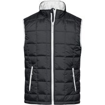 Men's Padded Light Weight Vest - Steppweste mit wärmender Thinsulate3M-Wattierung [Gr. XXL] (black/silver) (Art.-Nr. CA300386)