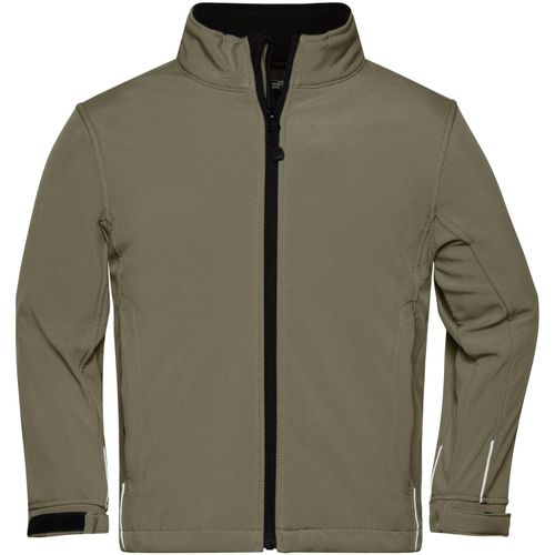 Softshell Jacket Junior - Trendige Jacke aus Softshell [Gr. XXL] (Art.-Nr. CA300457) - 3-Lagen-Funktionsmaterial mit TPU-Membra...