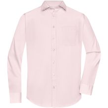 Men's Shirt Longsleeve Poplin - Klassisches Shirt aus pflegeleichtem Mischgewebe [Gr. 4XL] (light-pink) (Art.-Nr. CA300954)