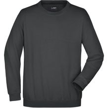 Round-Sweat Heavy - Klassisches Komfort Rundhals-Sweatshirt [Gr. XXL] (graphite) (Art.-Nr. CA301783)