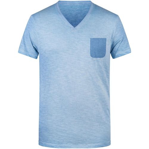 Men's Slub-T - T-Shirt im Vintage-Look [Gr. 3XL] (Art.-Nr. CA301881) - Single Jersey aus Flammgarn und gekämmt...