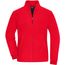 Ladies' Bonded Fleece Jacket - Fleecejacke mit kontrastfarbiger Innenseite [Gr. XL] (red/black) (Art.-Nr. CA302988)